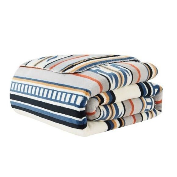 Pendleton Plush Throw Saltillo Stripe Size 50” x70” - Picture 1 of 4